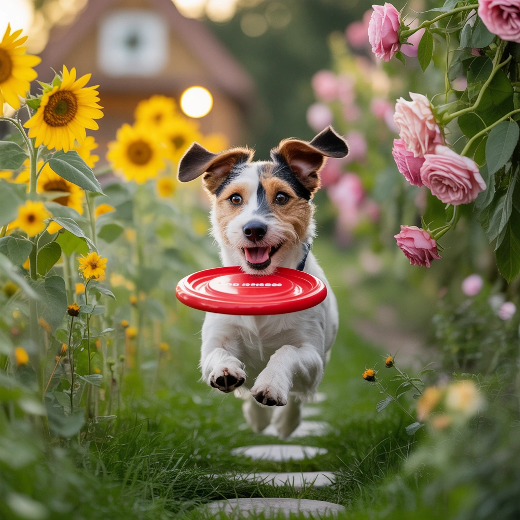 AI generated portrait of a dog