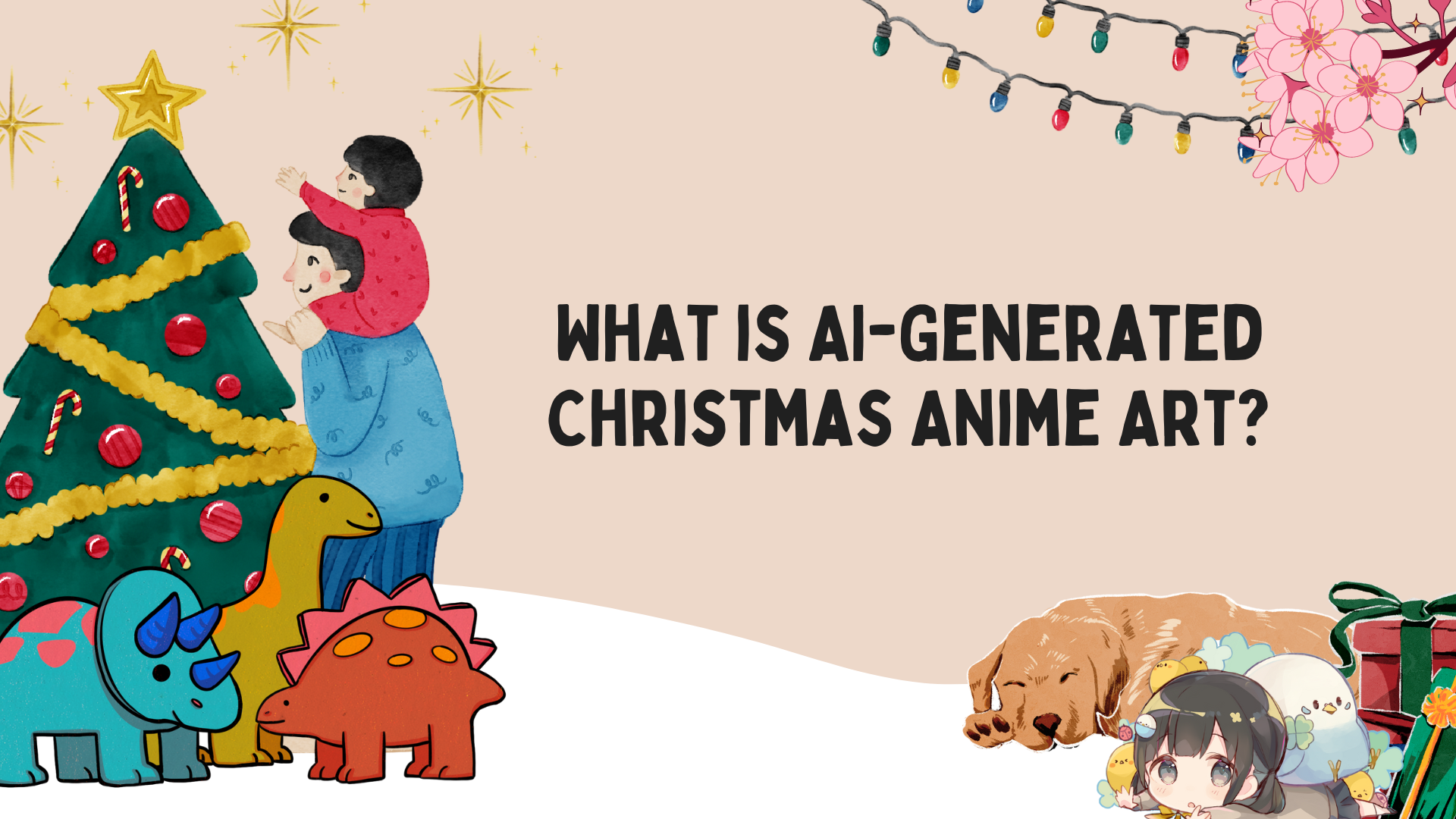 AI Generated Christmas Anime AI Art